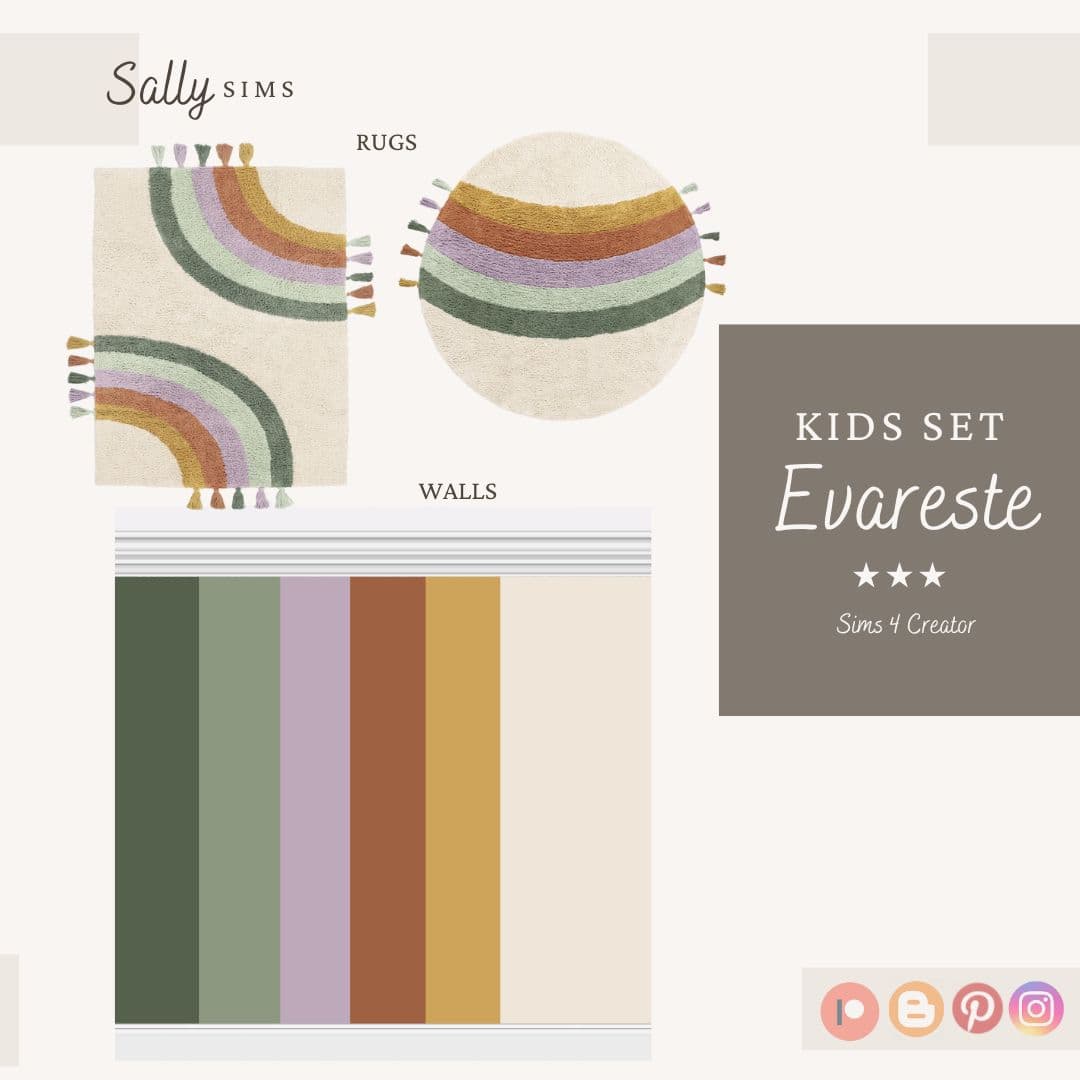 Обои и коврики Kids Set - Evareste